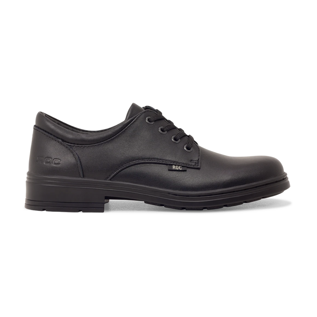 Larrikin Senior School Shoes in Black from Roc