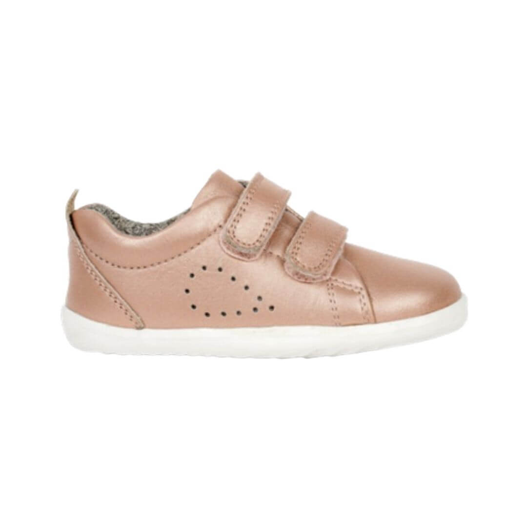 Grass Court Step Up in Rose Gold from Bobux