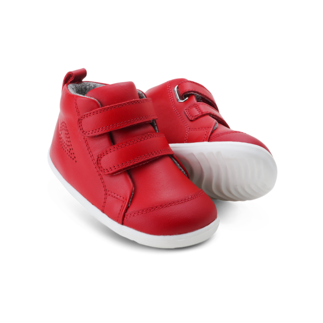 Hi Court Sneakers in Red for the Step Up Collection from Bobux