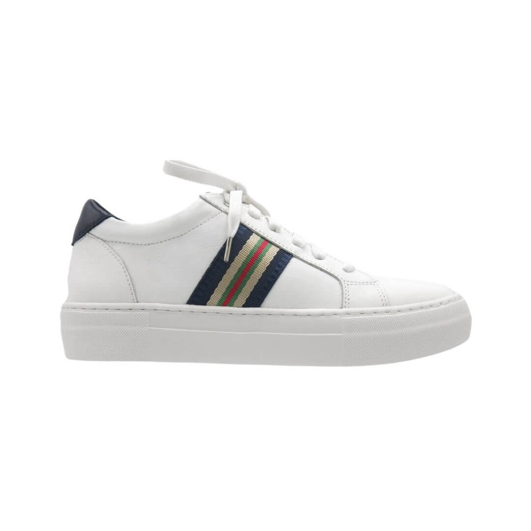 Zonk Sneaker in White/Navy from Gelato